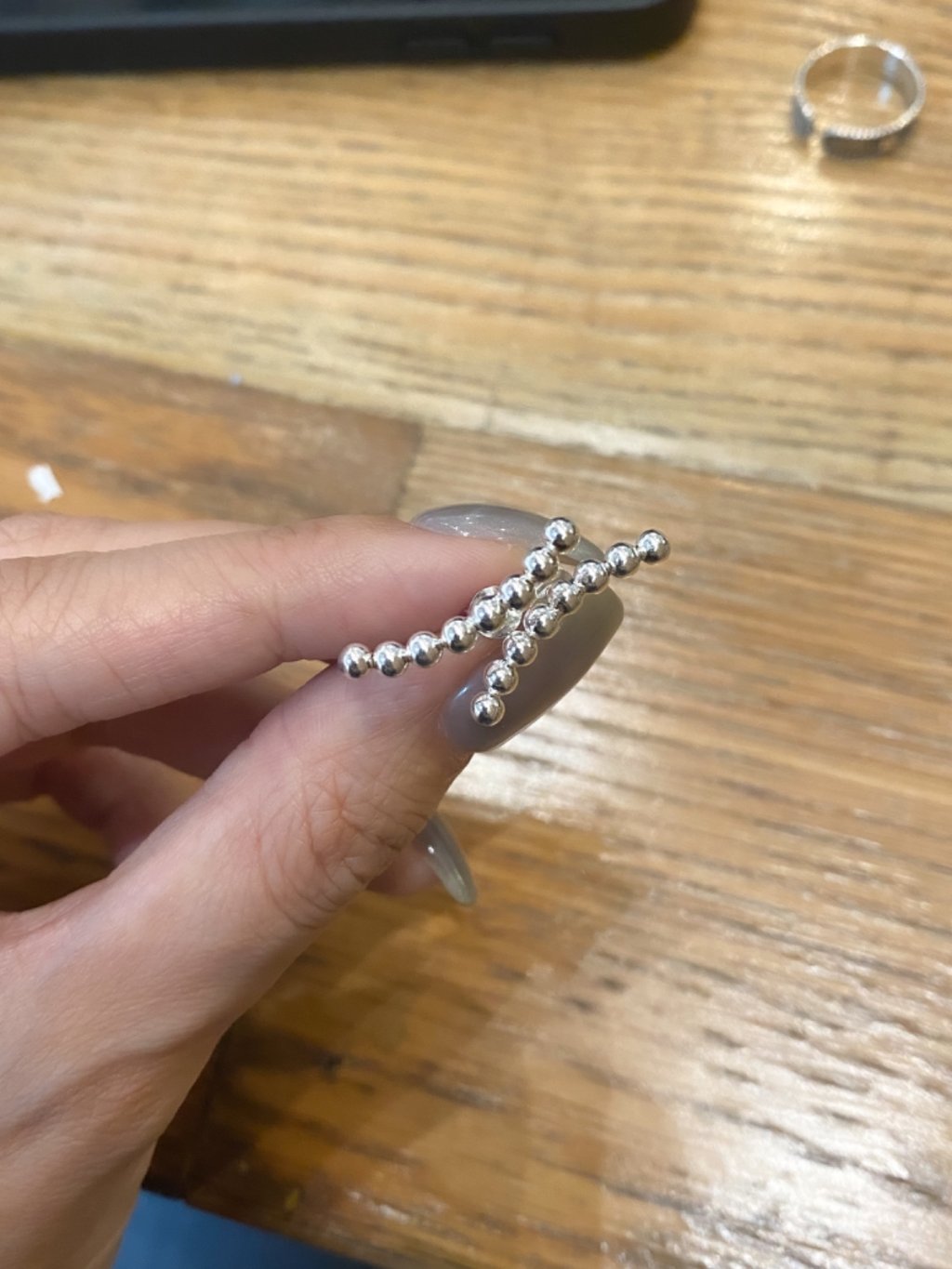 E1370 Shaped Bead Earrings