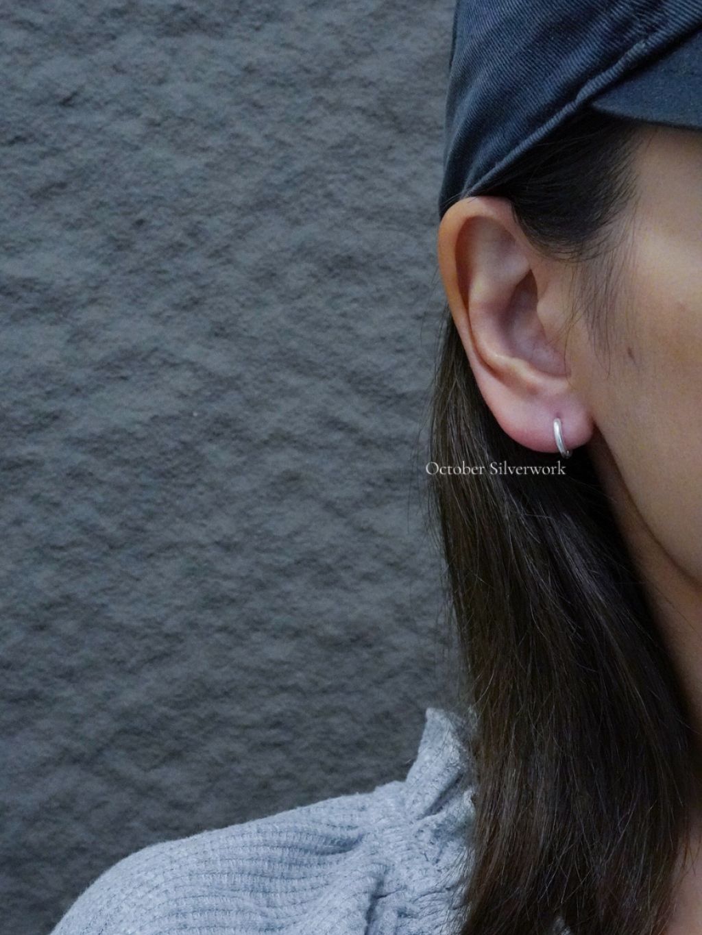 E1487/E1488 8mm/10mm Smooth Hoop Earrings