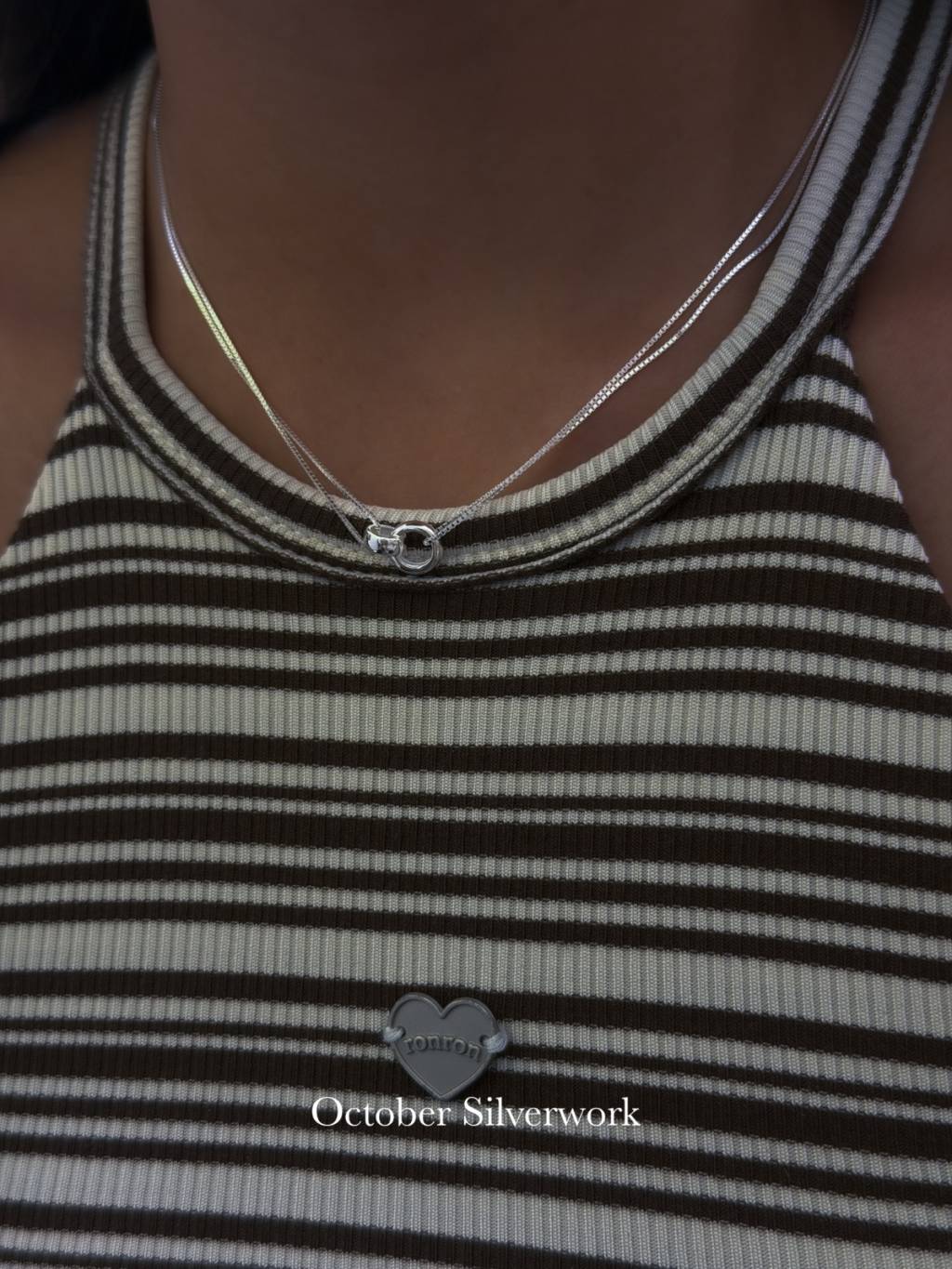 N1212/N1213 Double Ring Necklace