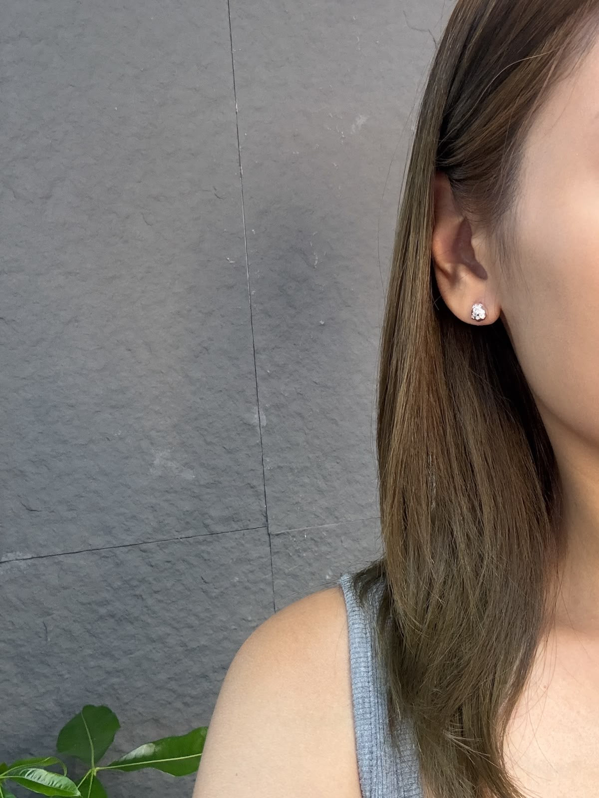 E1508 Zircon Small Stone Earrings