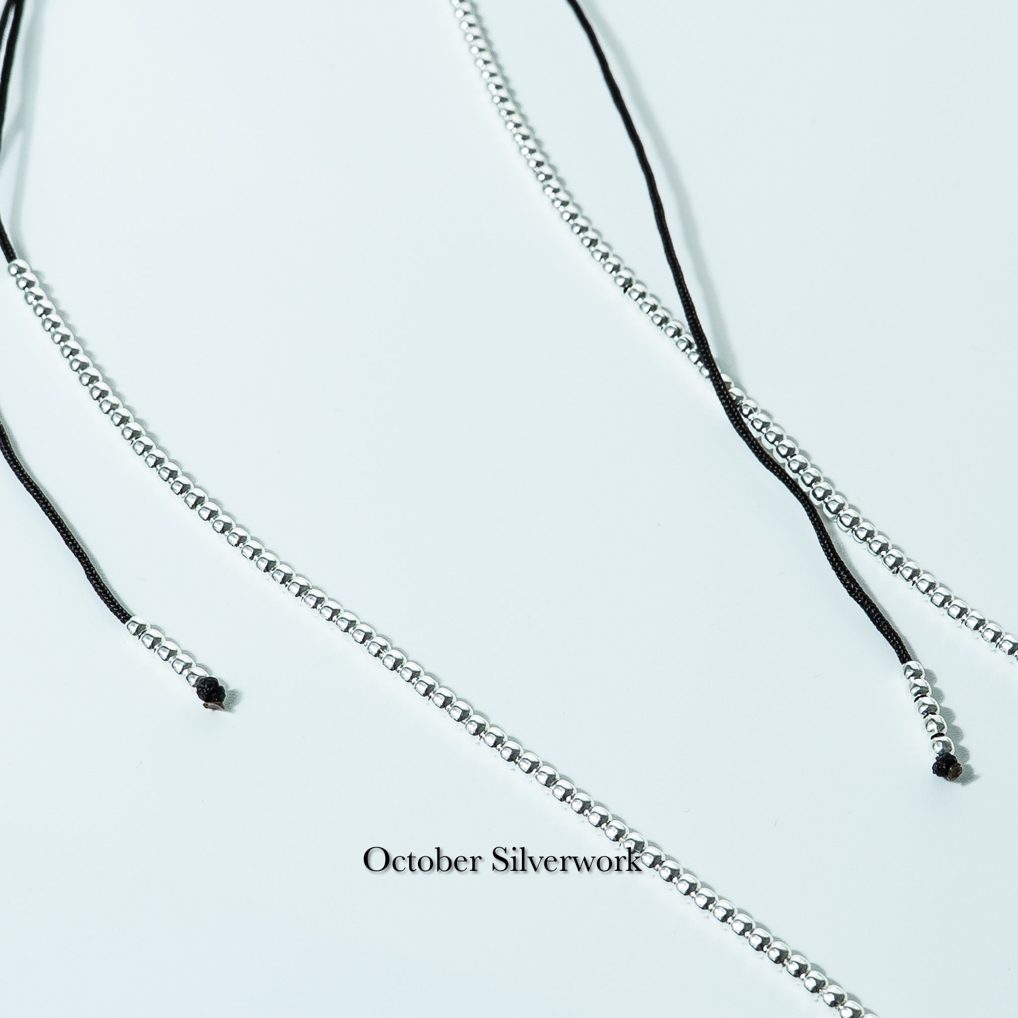 N1365 Beaded Adjustable Cord Necklace