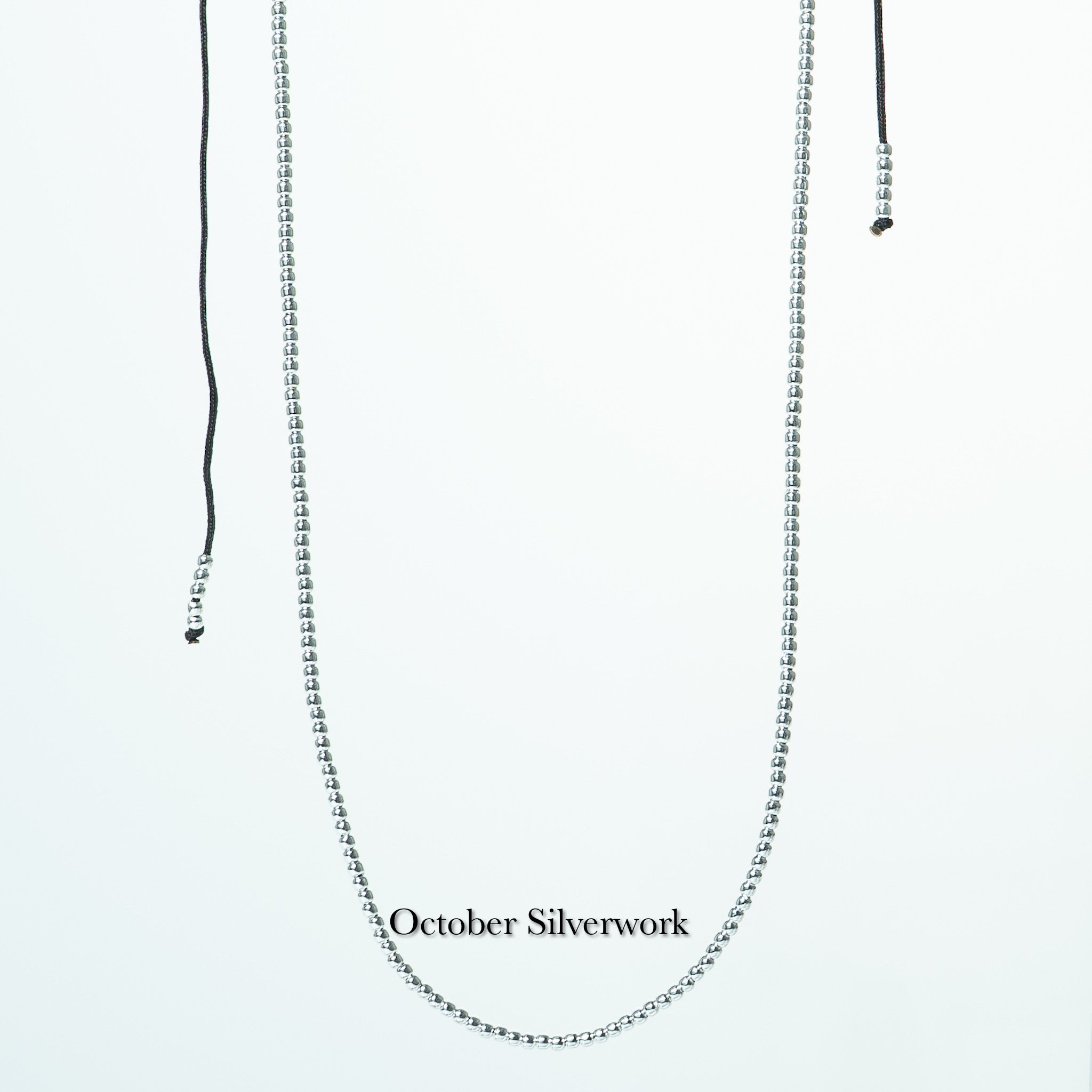 N1365 Beaded Adjustable Cord Necklace