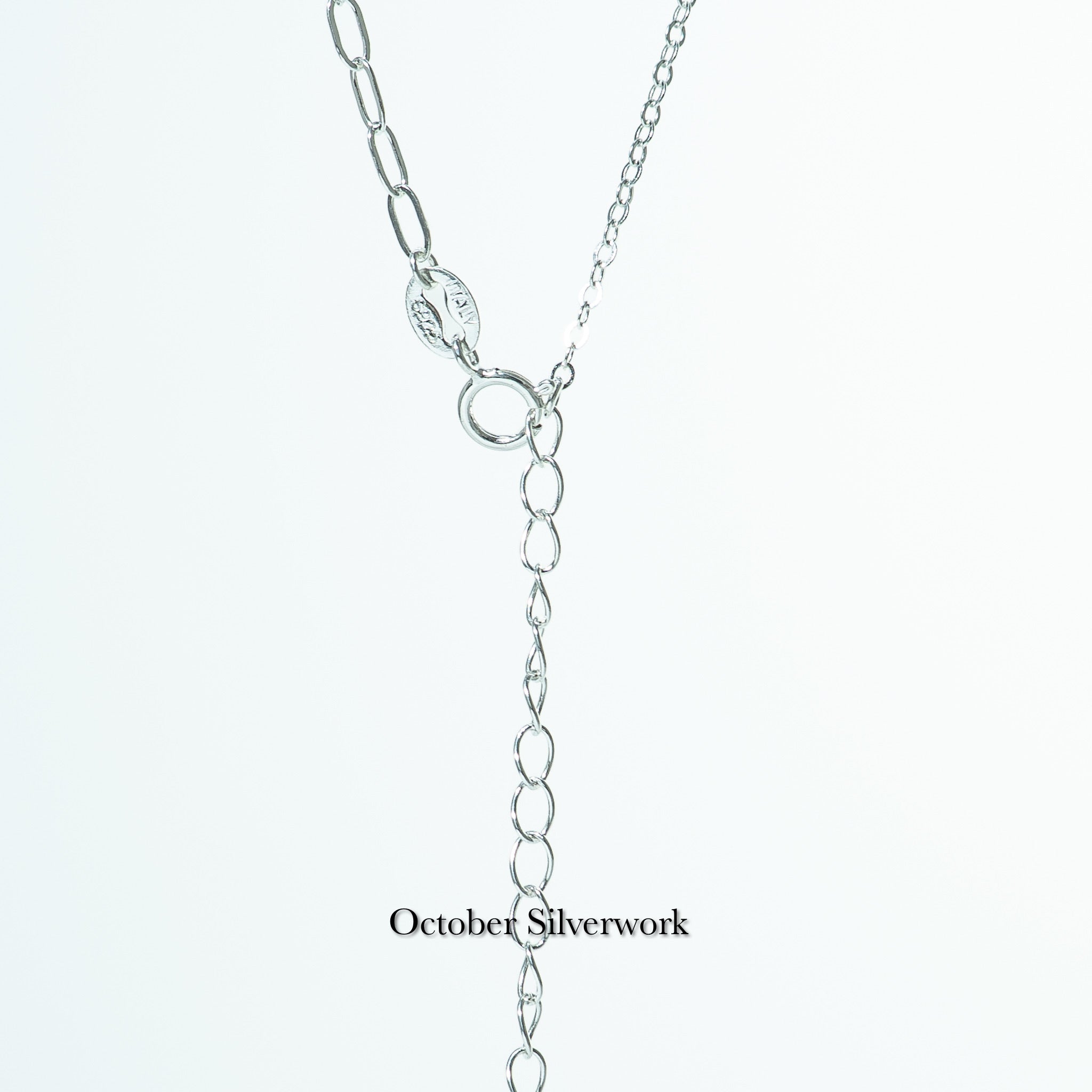 N1368 Zircon Cross Mandarin Duck Necklace