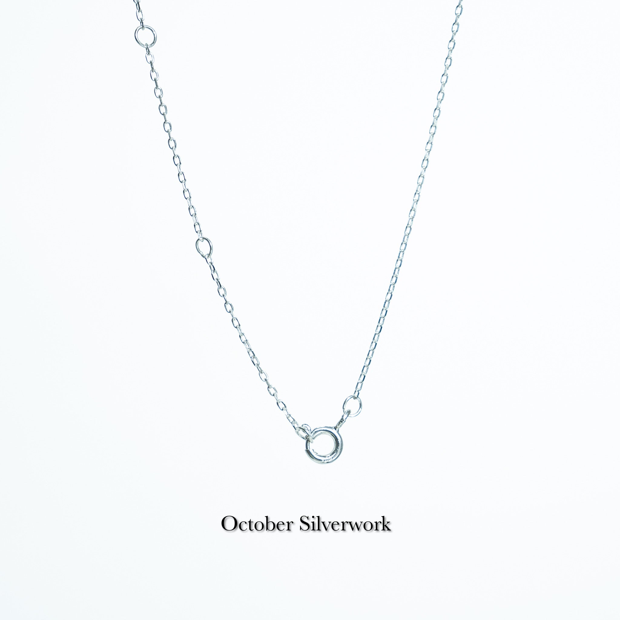 N1369 Quilted Moon Zircon Necklace