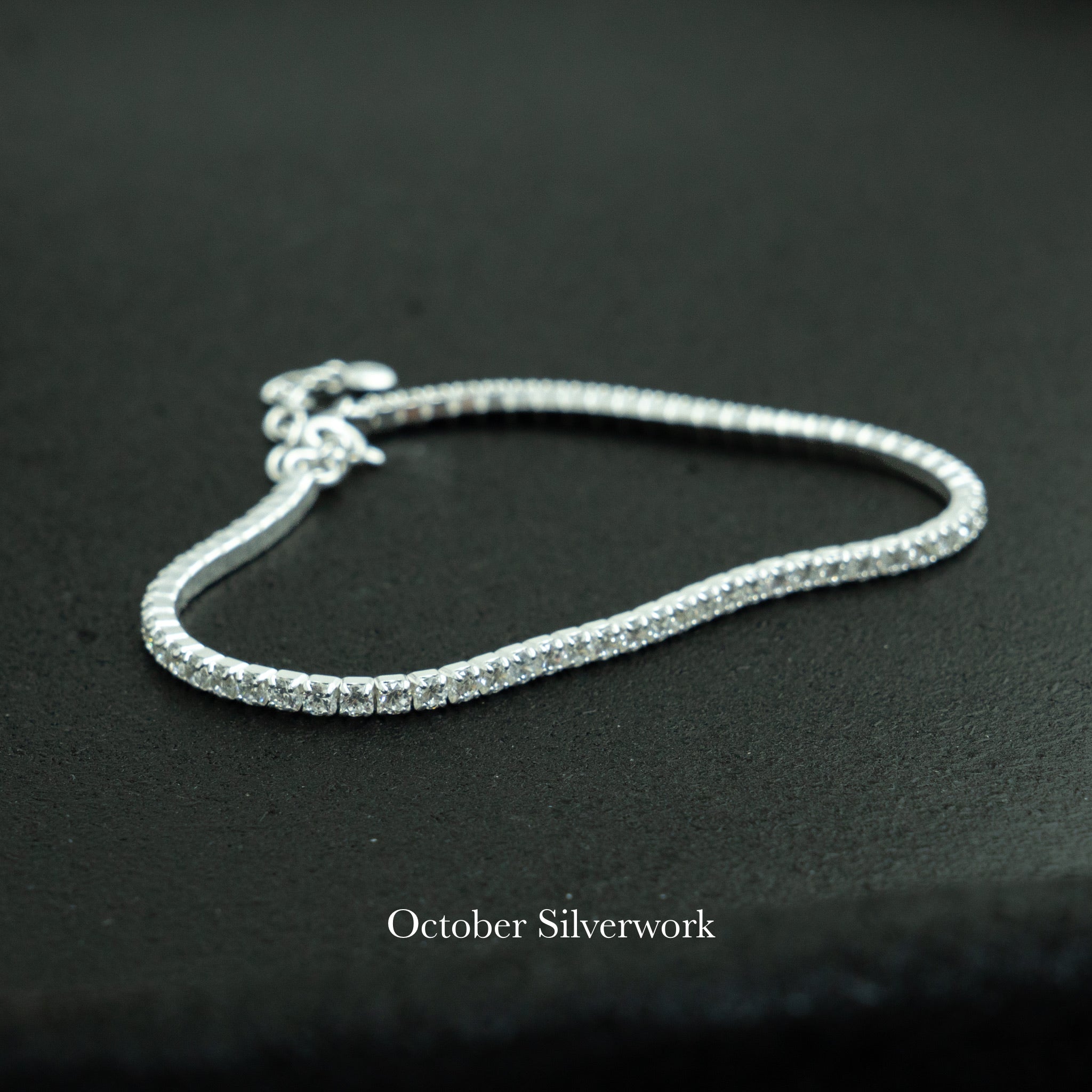 B1581 2mm Zircon Bracelet