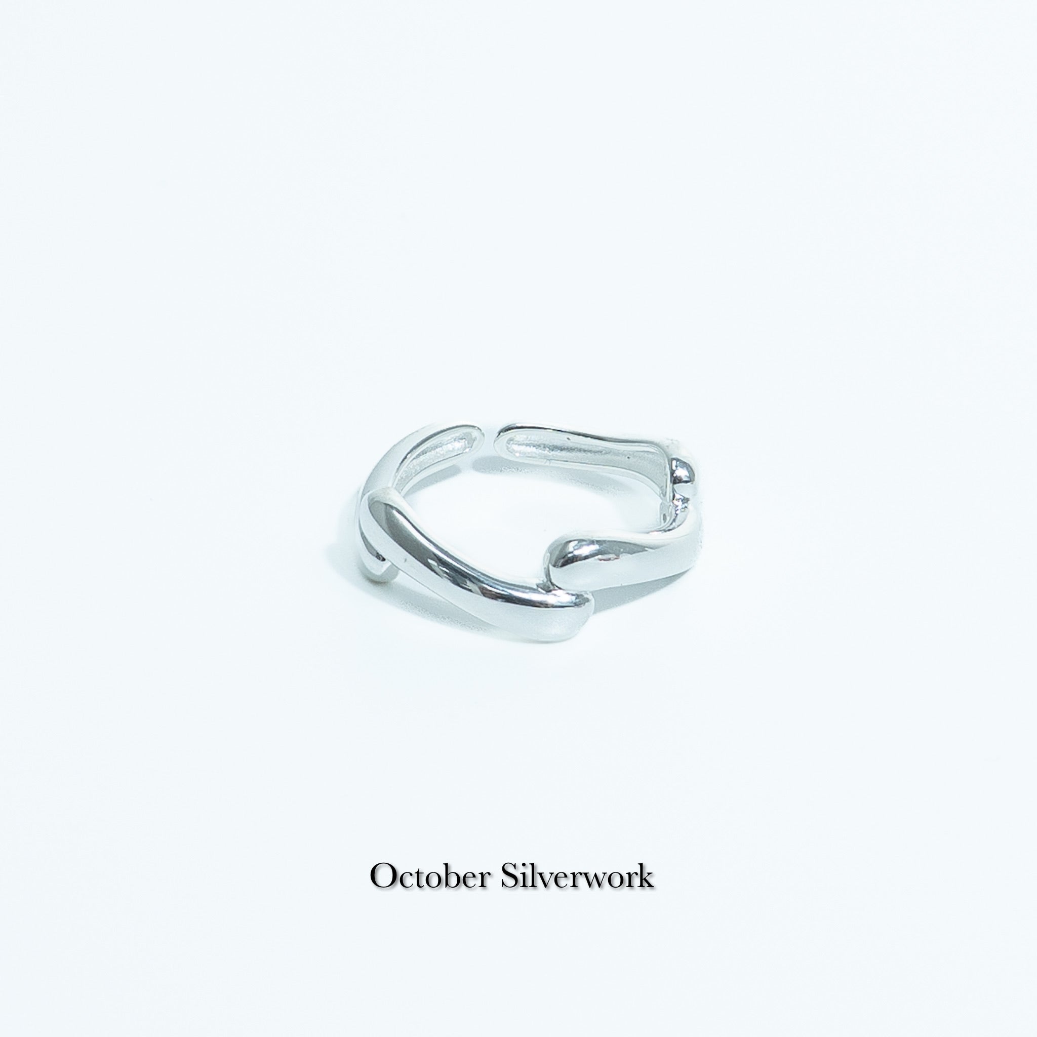 R1789 Wavy Layered Ring